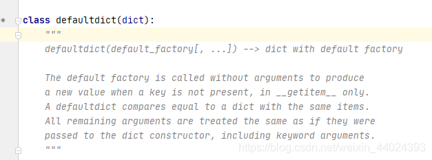 python学习——collections模块之defaultdict_defaultdict清零 python-CSDN博客