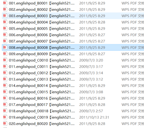 1-5（中文版）听力积累