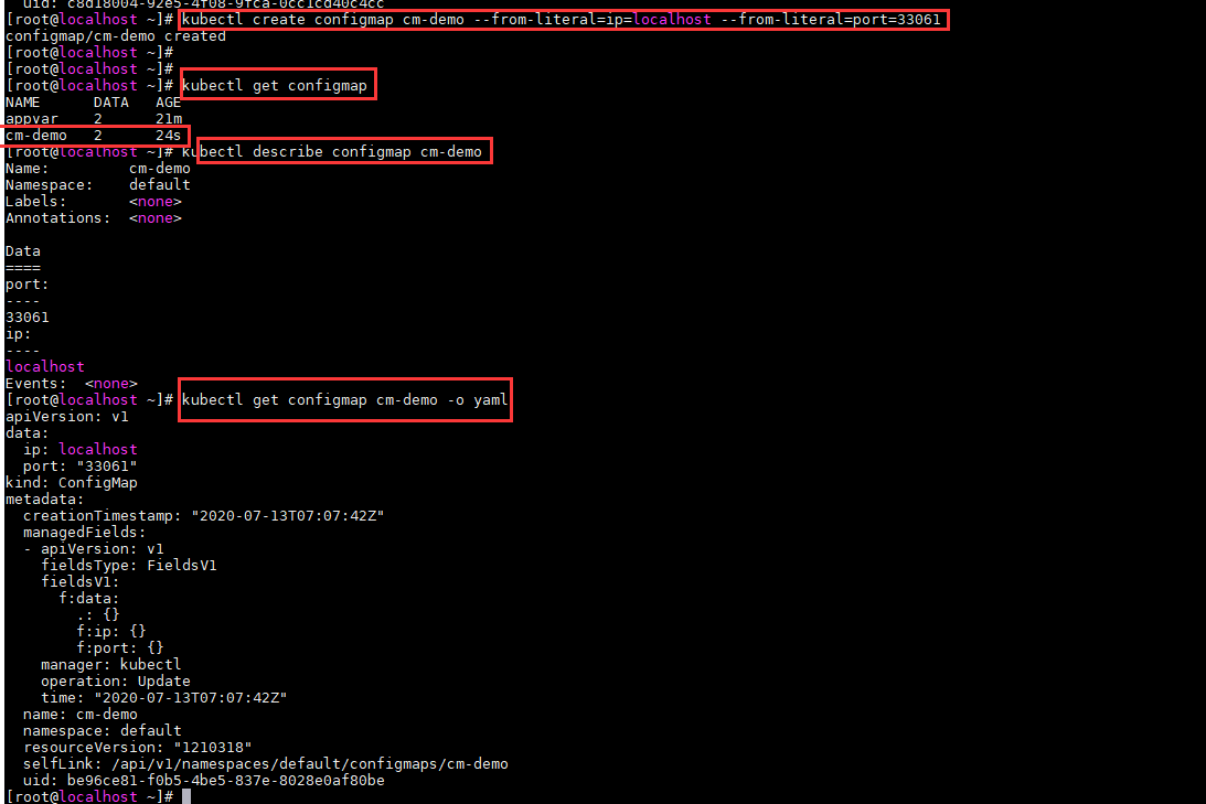 kubernetes configmap
