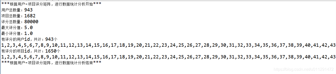 数据统计与分析结果