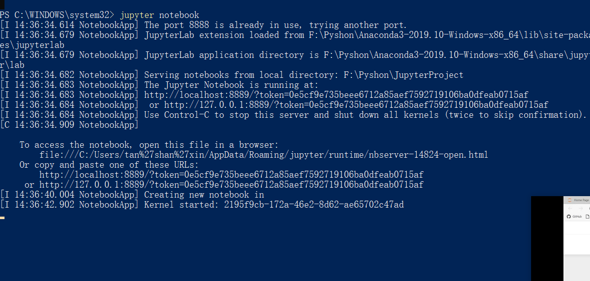 jupyter创建新的python3时出现错误permissiondenieduntitledipynb