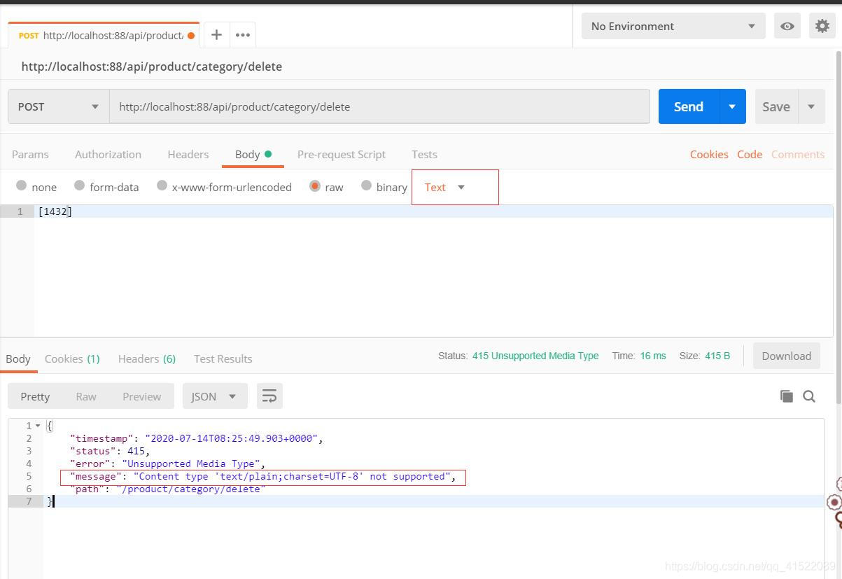 Postman Post Content Type text plain charset UTF 8 Not Supported postman post content type text plain charset utf 8 not supported