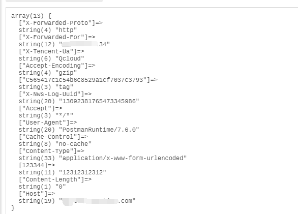 Get request header information (php) - Programmer Sought