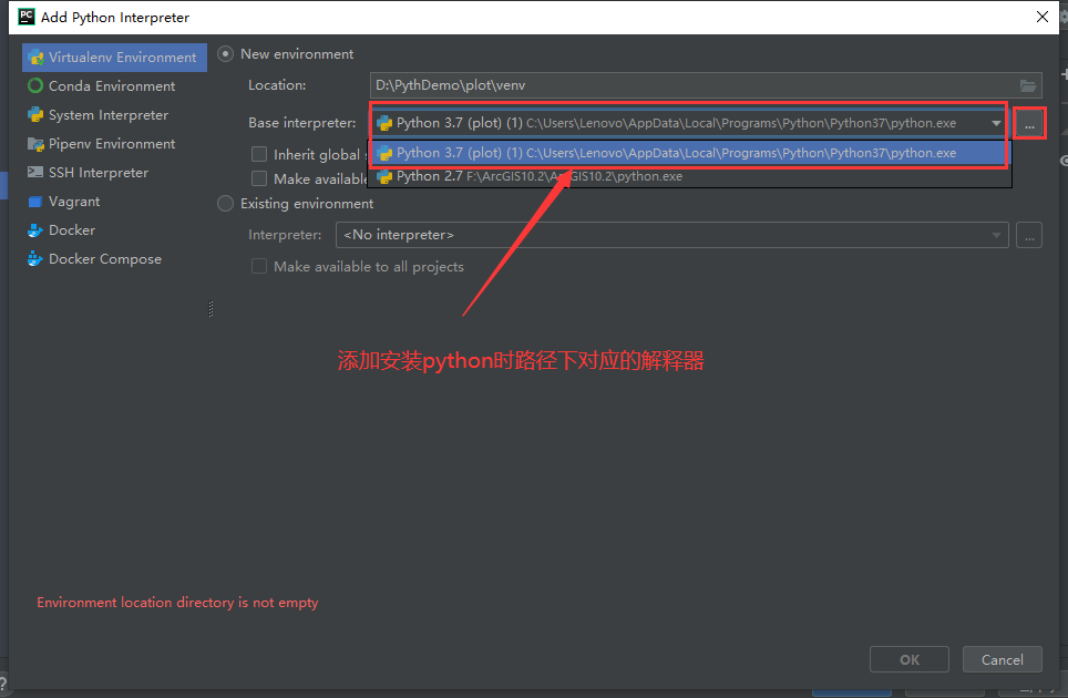 Windows 命令行cmd安装python Matplotlib模块后pycharm显示“ModuleNotFoundError: No ...