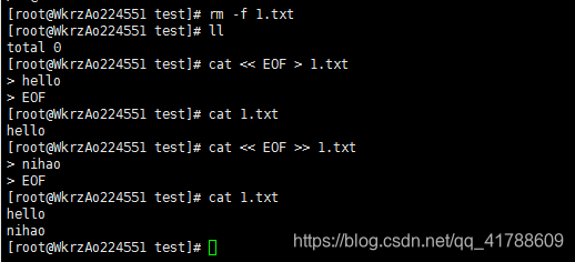 Linux Eof Linux的cat和EOF的使用_cat eof换行-CSDN博客