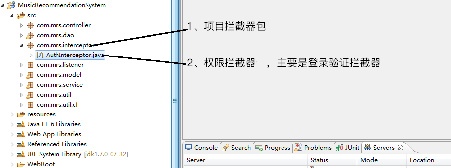 项目权限拦截器