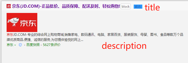 html网站优化三大标签titledescriptionkeywords