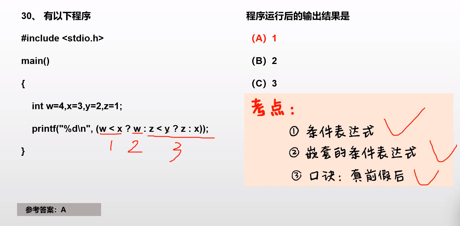 C语言中的问号表达式