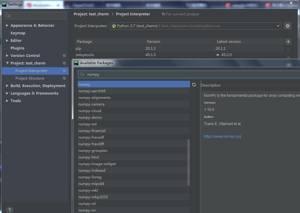 PyCharm Community安装numpy，scipy，matplotlib，pandas，sklearn，ipynb_用pycharm ...