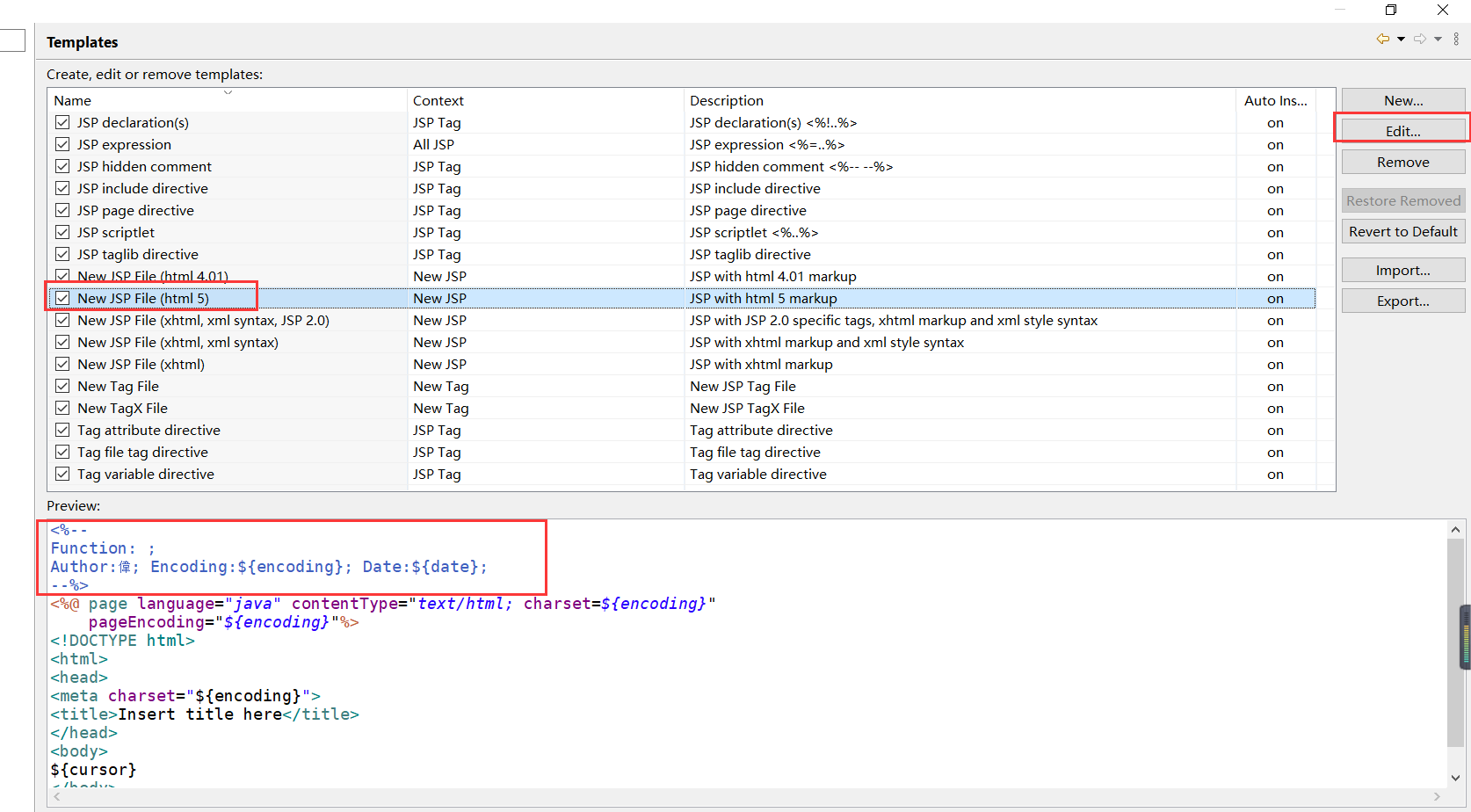 eclipse创建第一个JSP项目
