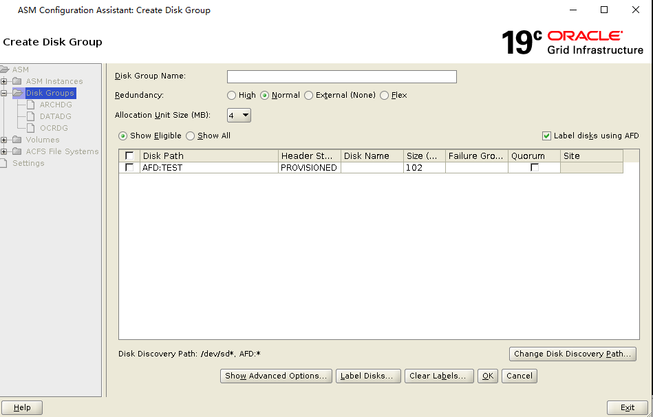 Oracle ASM Filter Driver阻止dd磁盘_[lns41223] asm filter driver is not