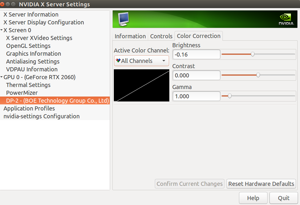 ubuntu16.04 安装NVIDIA显卡驱动后 无法调节屏幕亮度_nvidia x server settings 亮度-CSDN博客