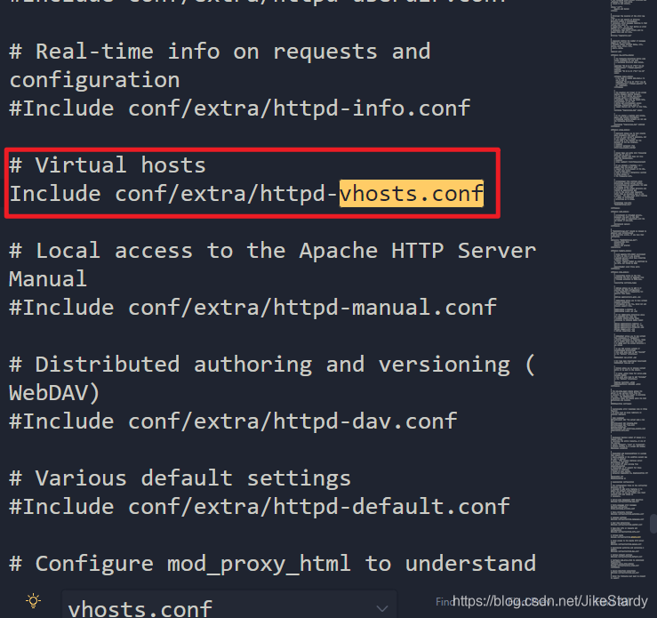 vhosts.conf