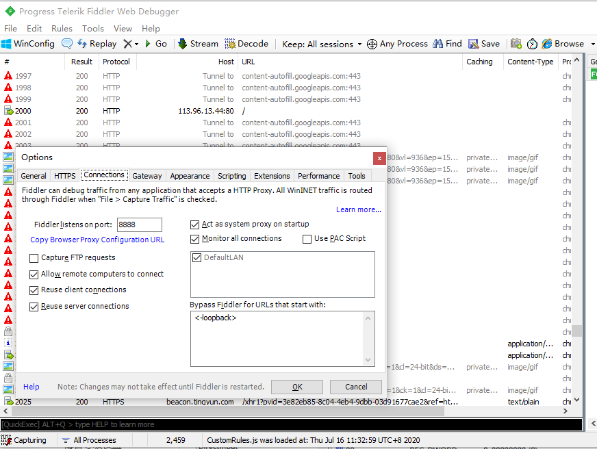 fiddler4亲测有效，解决fiddler代理后手机的浏览器无法上网_苹果手机配置完fiddler端口号后输入服务器和端口号网页打不开-CSDN博客