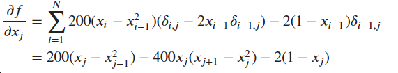 ∂∂=∑=1200(−2−1)(,−2−1−1,)−2(1−−1)−1,=200(−2−1)−400(+1−2)−2(1−)