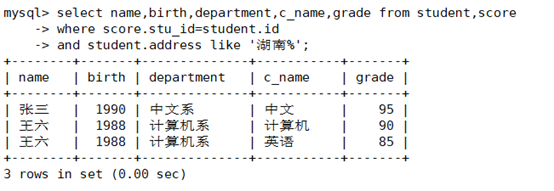 MySQL多表查询qq43928088的博客-