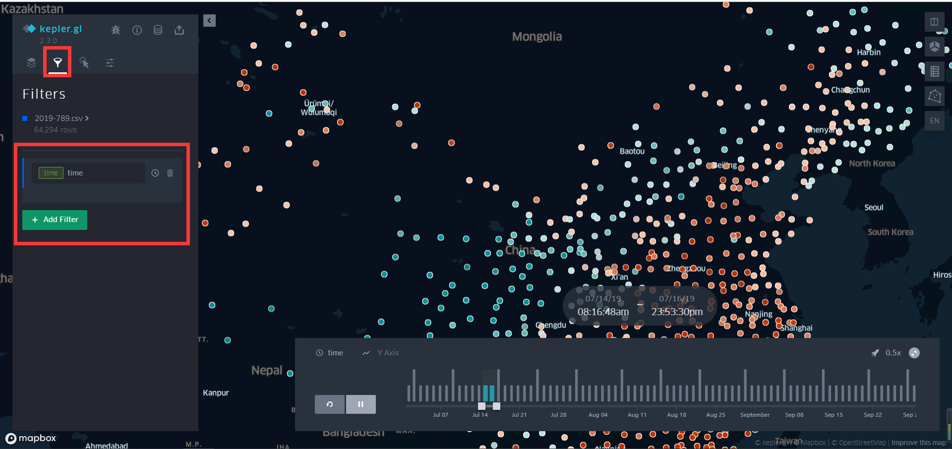 Python+Kepler.gl轻松制图、制作时间轮播地图_kepler绘图-CSDN博客