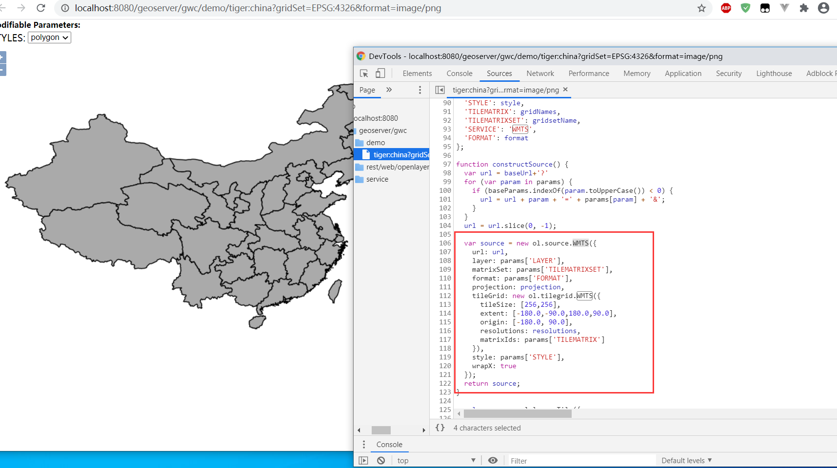 Vue+OpenLayers学习系列（五）OpenLayers 加载 WMTS 地图服务（GeoServer）_wmts Vue ...