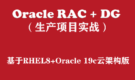 Oracle19c RAC+DG生产项目实战（RHEL8+云架构版）视频教程