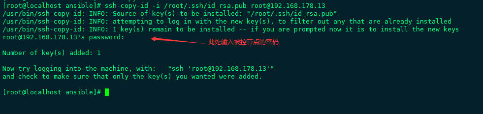 ansible ssh copy id without password