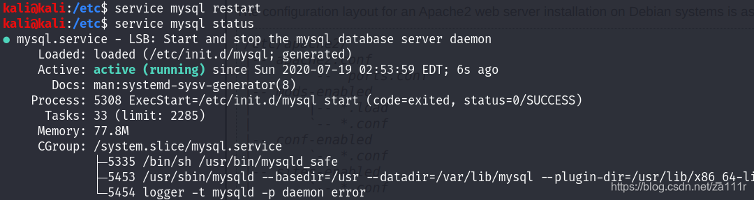 MySQL start2