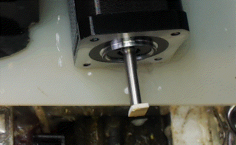 ▲ 输出51200个脉冲后步进电机旋转一周