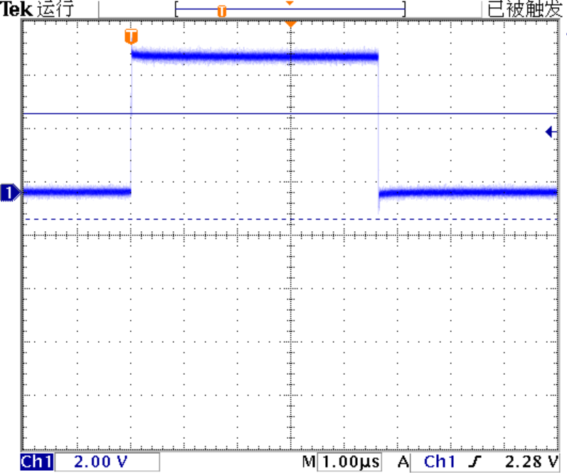 ▲ 测量SCK1波形：4.6us