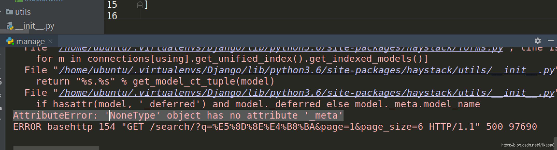 AttributeError: ‘NoneType‘ object has no attribute ‘_meta‘_nonetype ...
