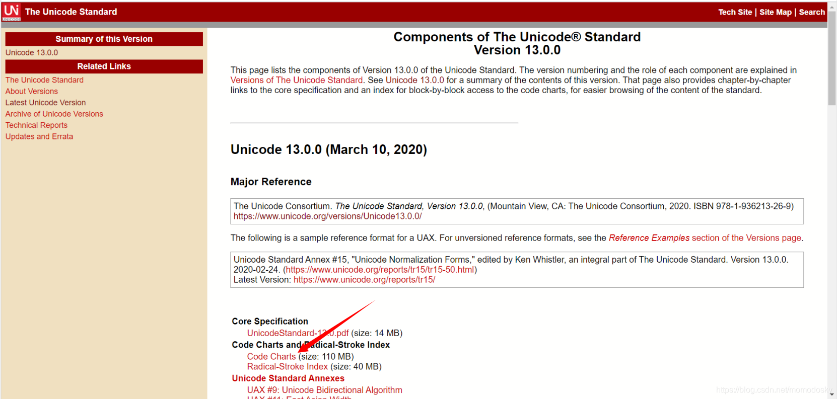 Unicode官网Code Charts下载。_codecharts-CSDN博客