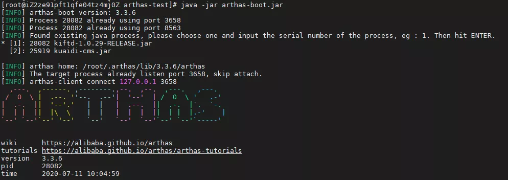 Let you get started with Ali's open source Java diagnostic tool: Arthas ...