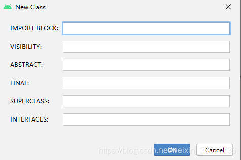 Android studio  新建Java class 分析_轻语积累的博客-CSDN博客