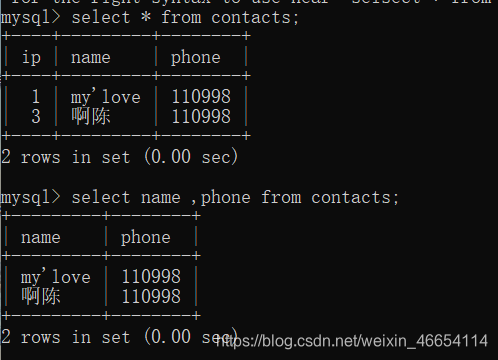 适合新手——MySQL中基于SQL语言增删改查等基础的练习大汇总RodmaChen的博客-