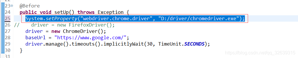 selenium + WebDriver + java启动浏览器报错_the path to the driver executable ...