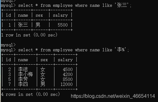 适合新手——MySQL中基于SQL语言增删改查等基础的练习大汇总RodmaChen的博客-