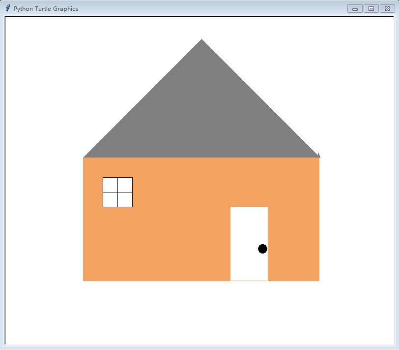 pythonturtle画房子图片