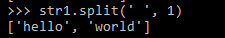 python中split()方法的使用