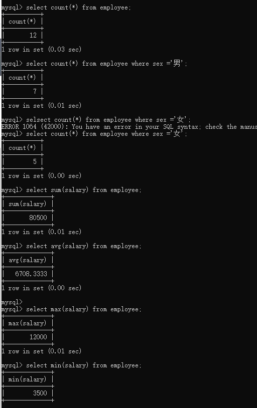 适合新手——MySQL中基于SQL语言增删改查等基础的练习大汇总RodmaChen的博客-