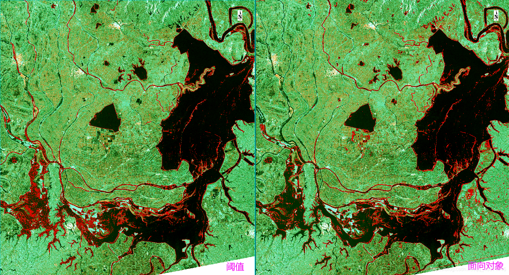 基于Sentinel-1 A/B提取水体两种方法(阈值和面向对象)的试验——以洞庭湖为例qq46071146的博客-