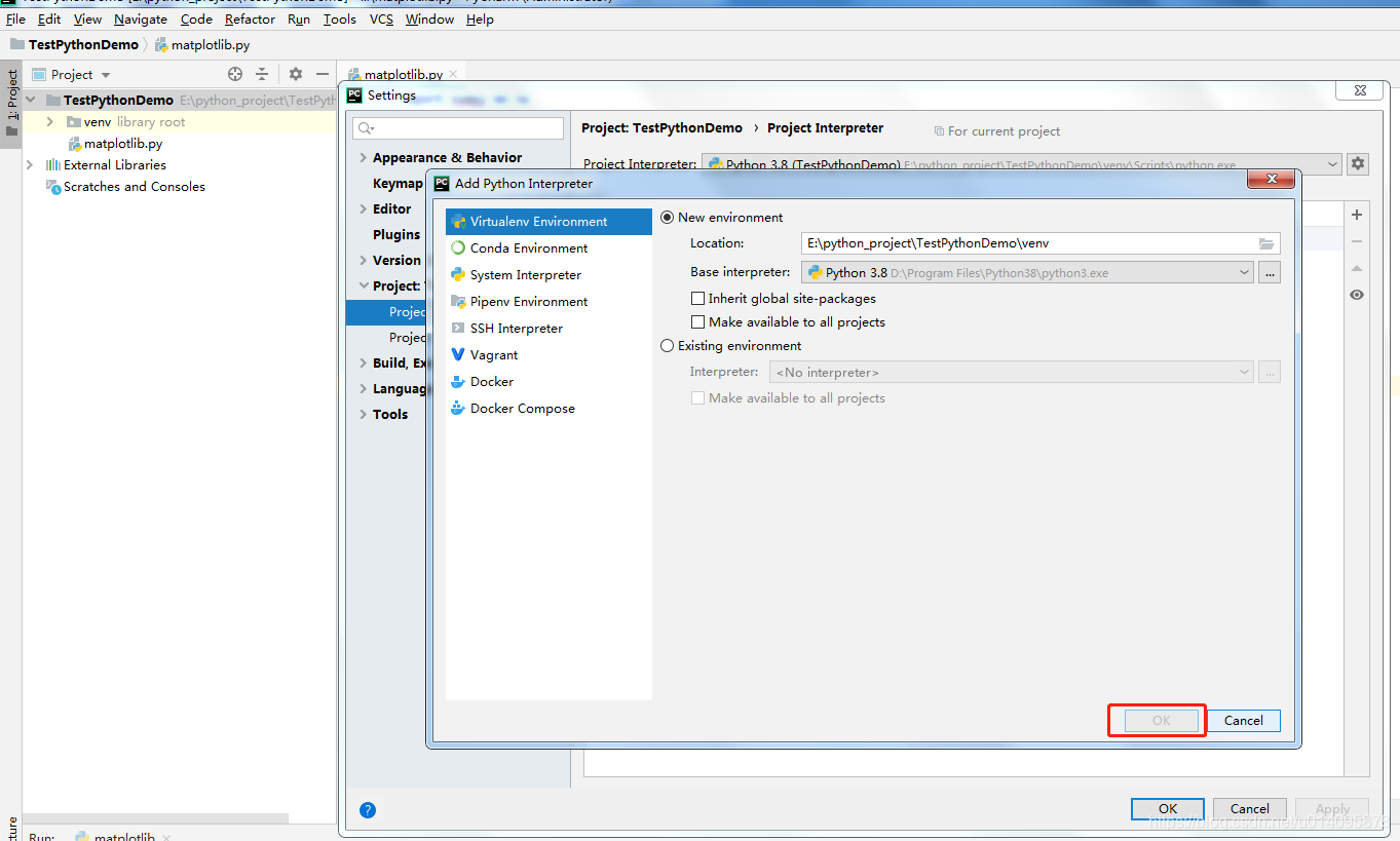 Pycharm Virtualenv Directory Python Not Found 2 CSDN Pycharm