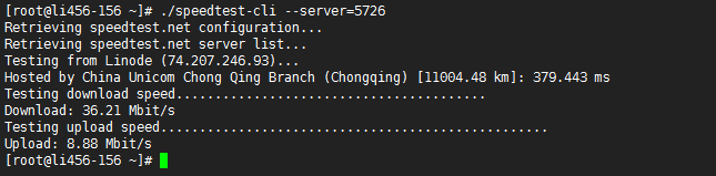 利用speedtest-cli工具检测服务器网络下载速率