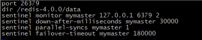 参看sentinel.conf