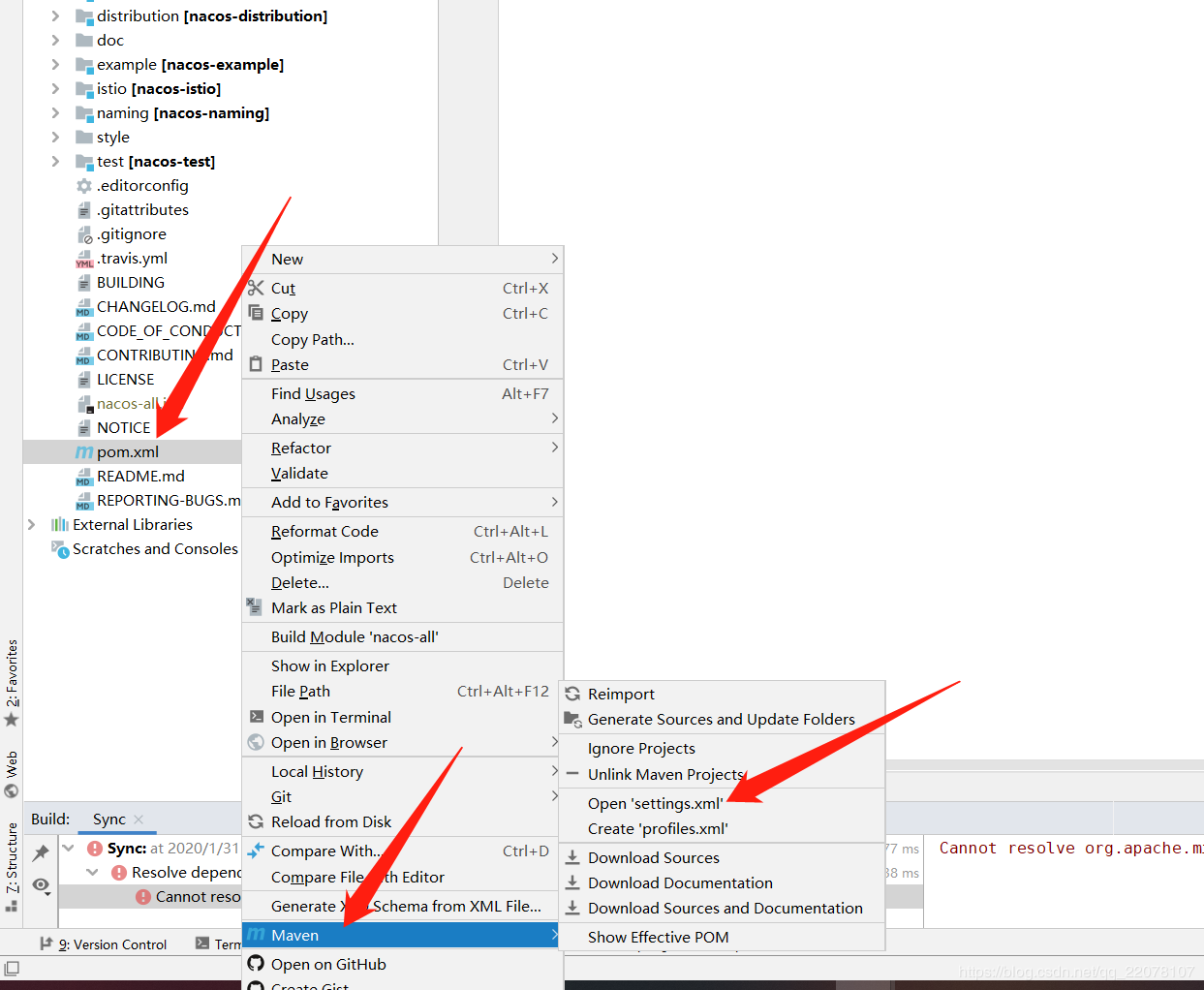 IDEA创建SpringBoot项目以后，pom.xml版本信息报错_idea创建springboot 中pom.xml不更新CSDN博客