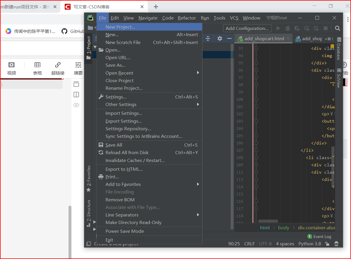 download pycharm vue js