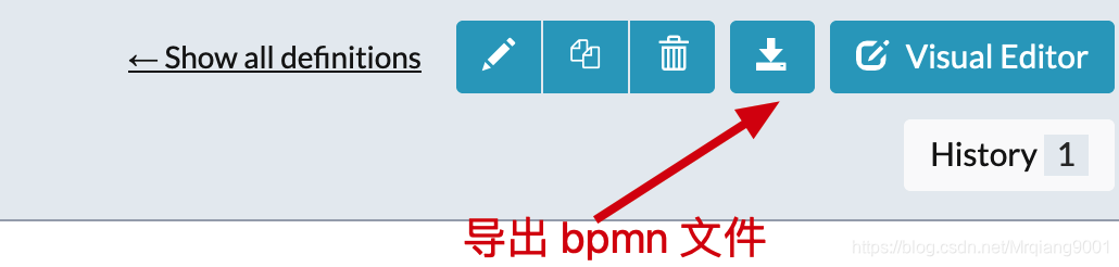 导出 bpmn 文件