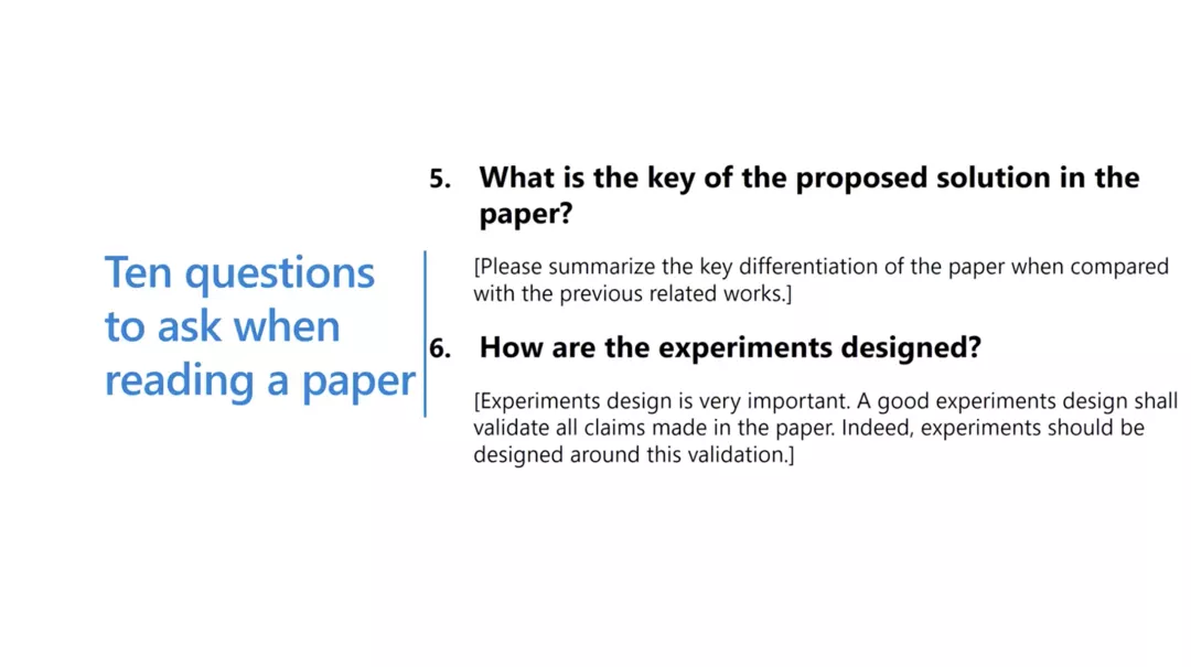 沈向洋华刚读科研论文的三个层次四个阶段与十个问题