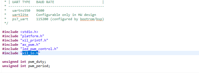 vivado SDK Underfined reference Xil_out 32’。