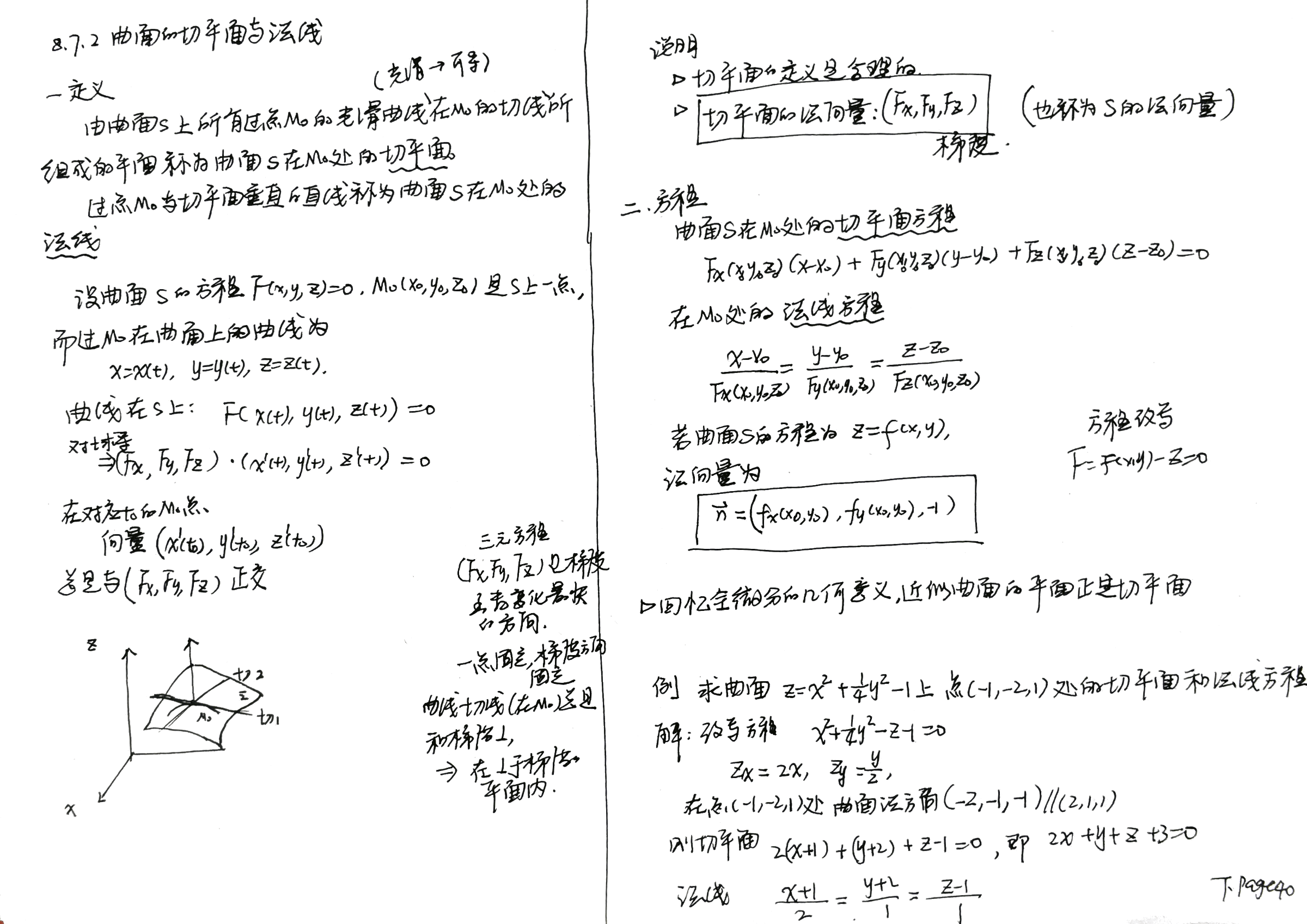 大一高数知识点笔记图片