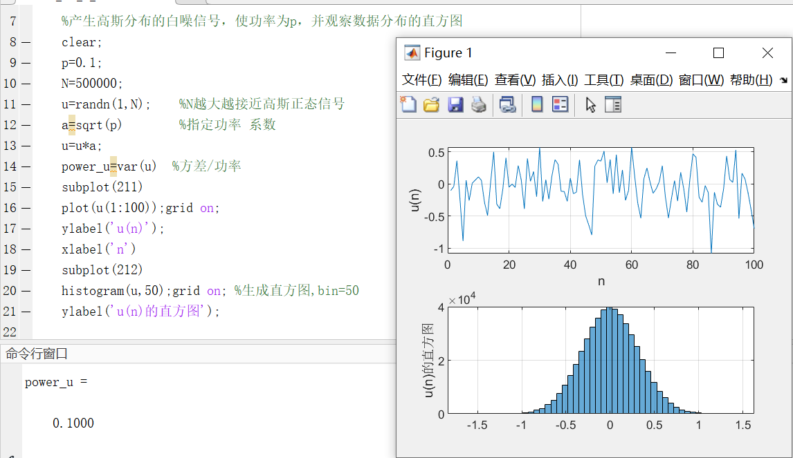 序列生成與運算randrandnsincchirpmatlab實現