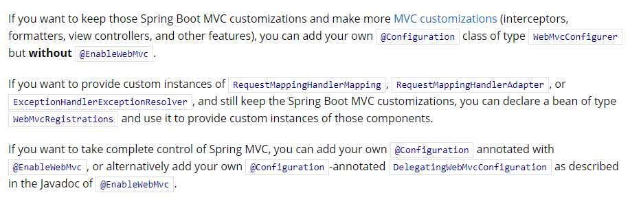 springboot web开发springmvc自动配置原理