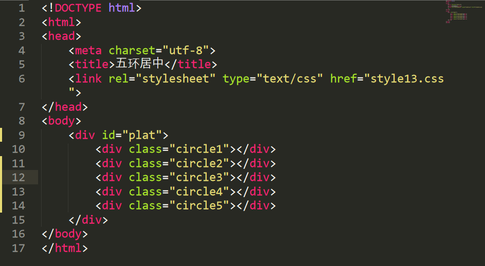 Css Ring Sign HTML+CSS Five Rings - Programmer Sought